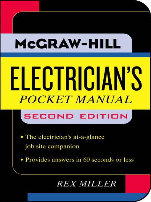 Title details for Electrician's Pocket Manual by Rex Miller - Available